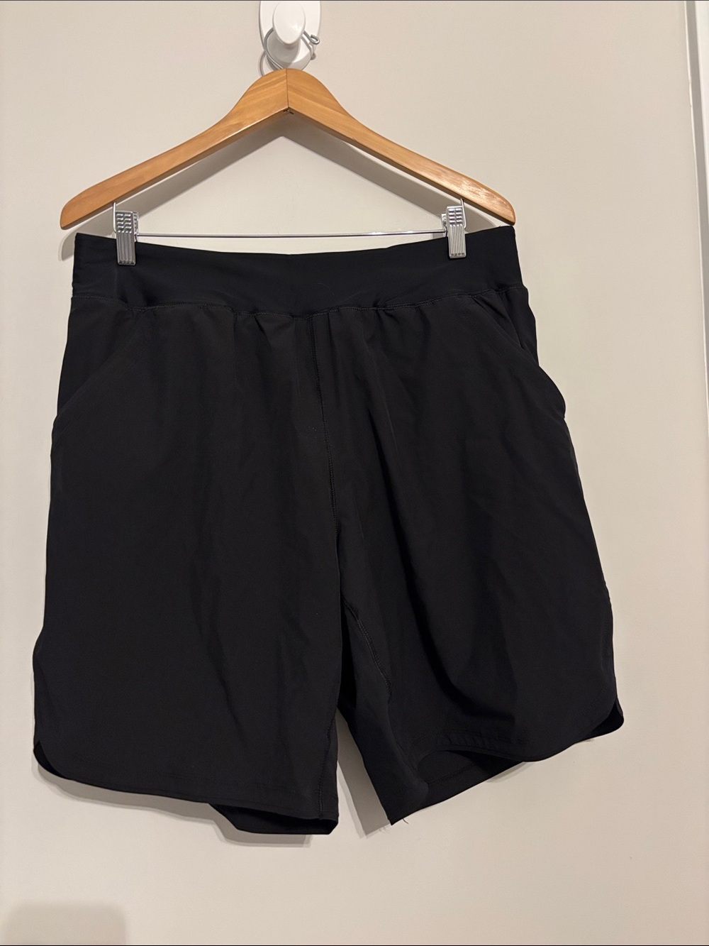 Lands’ End Black Swim Shorts Sz 16W EUC